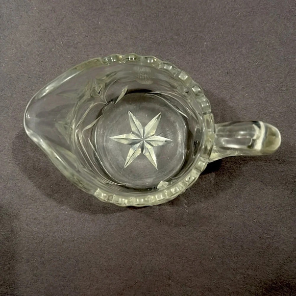 Tiffin/ Franciscan Cut Floral Pattern Creamer - Picture 3 of 3